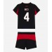 AC Milan Samuele Ricci #4 Hjemmedraktsett Barn 2025-26 Kortermet (+ Korte bukser)